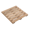 Deck tile grooved 40x40 thk 30 6+3